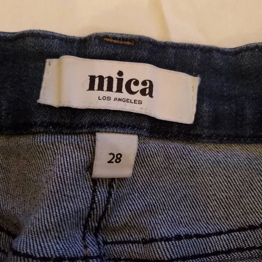 EUC Mica Los Angeles highrise ankle skinny jeans Size 28
